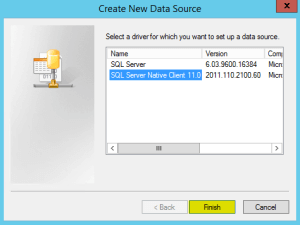 10 ODBC SQL Server Native Client