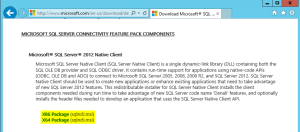 11 ODBC SQL Native Client MS Download