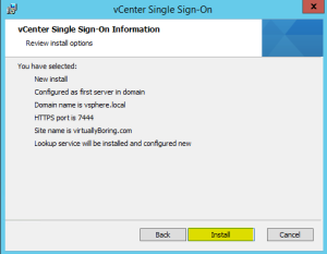 11 SSO Review Install Options