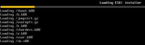 2 ESXi Installer Load Screen