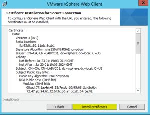 20 Web Client Install Certificates