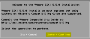 3 ESXi Welcome