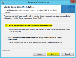 41 vCenterServer Linked Mode Options