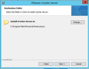 48 vCenterServer Install Directory