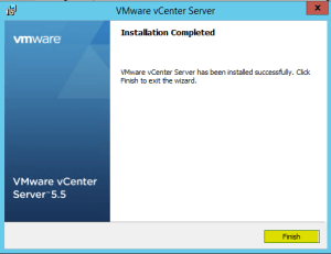 50 vCenterServer Finish