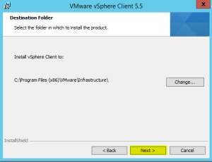 54 ThickClient Install Directory
