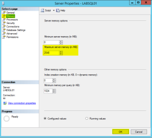 6 SQL Memory Settings
