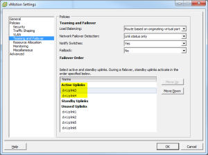 A Normal vMotion Port Group