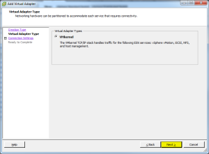Virtual Adapter Type