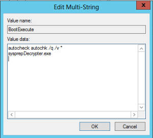 Regedit - edit key