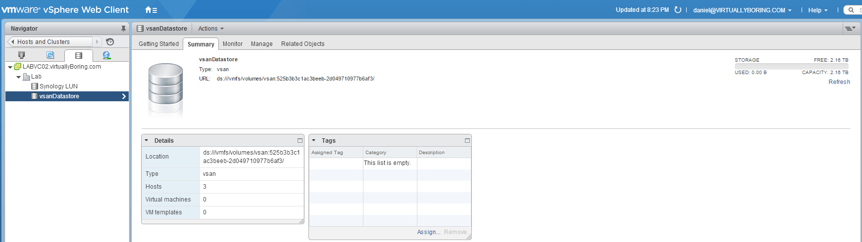 16 VSAN - vsanDatastore