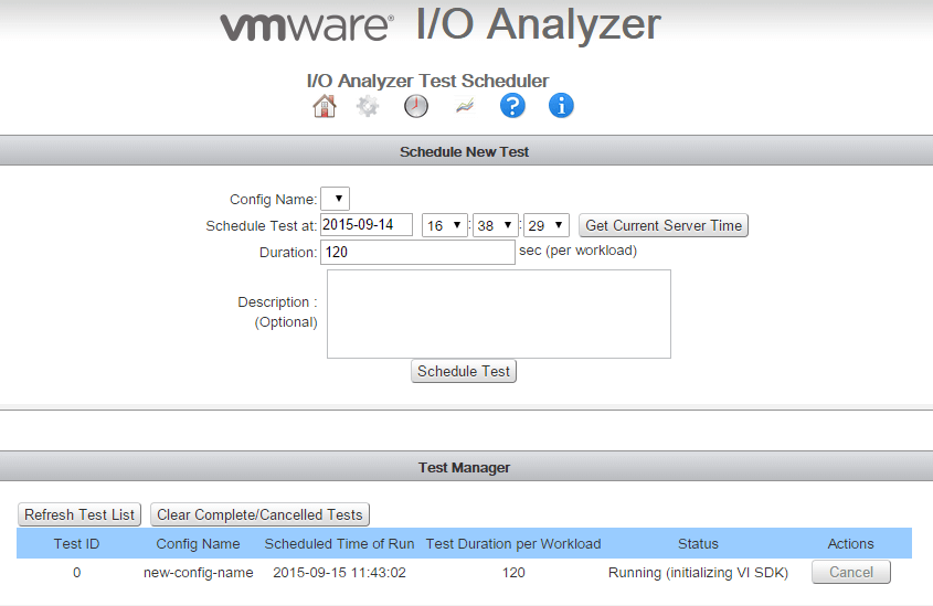 17 IO Analyzer - Test Scheduler - 1