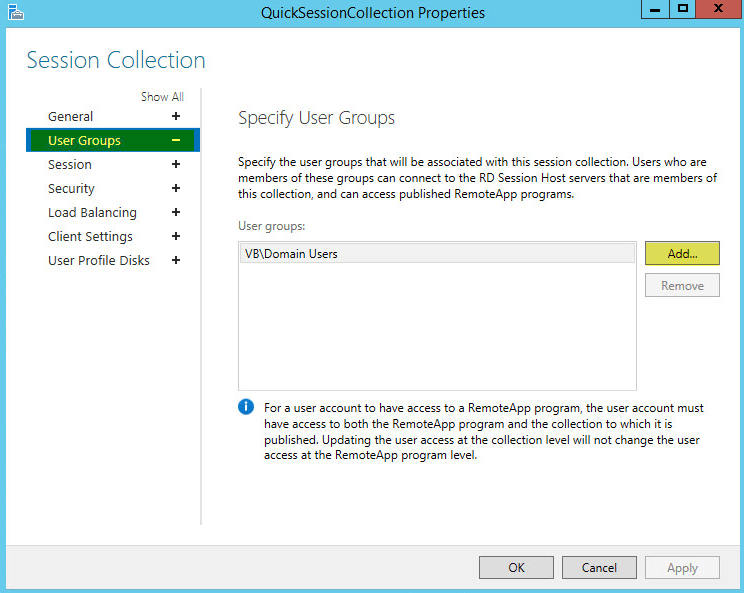 Windows server remote desktop certificate