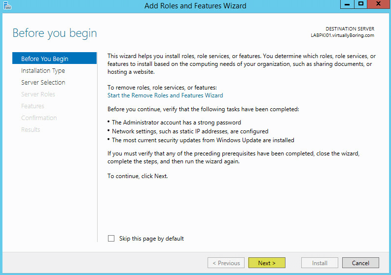 How to setup Microsoft Active Directory Certificate Services [AD CS