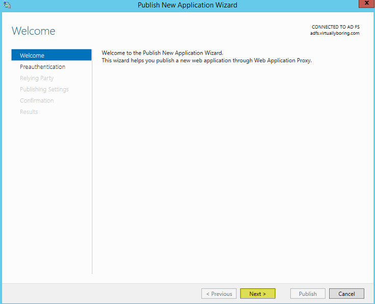 WAP Publish 2 - Welcome