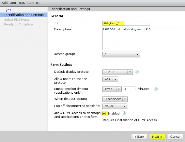 VMware Horizon View 7: Add Microsoft RDS Farm [Part 4] - Virtually Boring