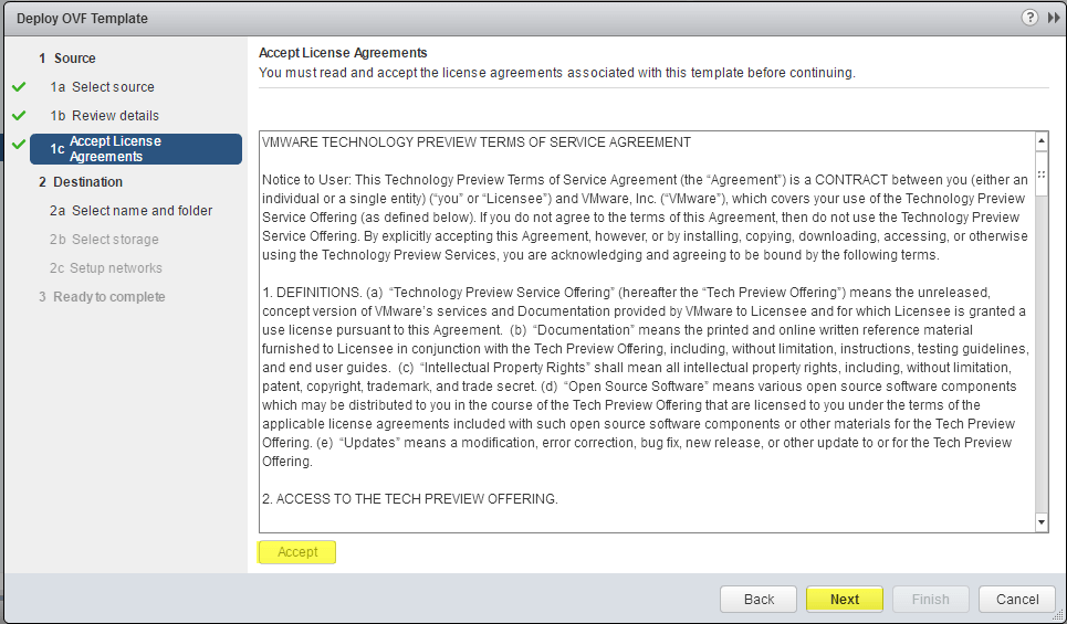 4 HTML Fling - Accept License Agreements