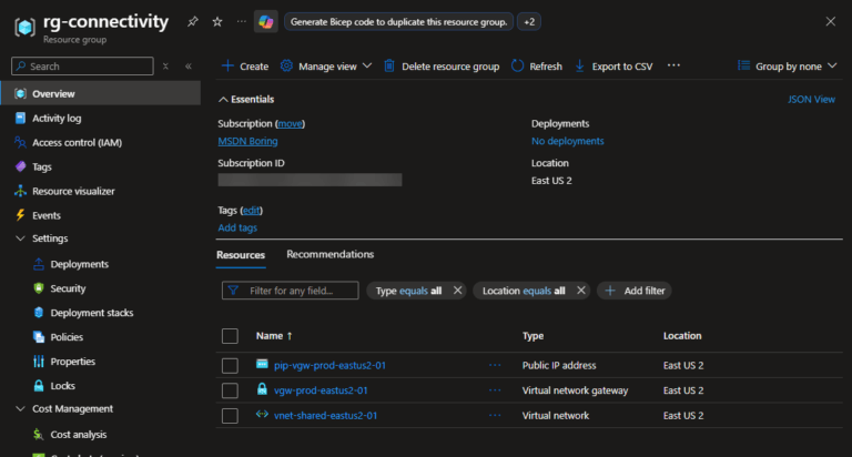 Deploying Azure Virtual Network Gateway Basic: A How-To Guide ...