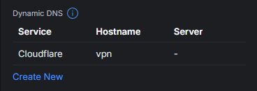 Cloudflare Dynamic DNS setup in Ubiquiti Dream Machine SE
